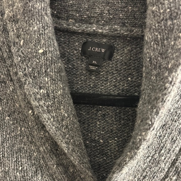 J. Crew Gray Shawl Collar Cardigan Sweater - Picture 2 of 6